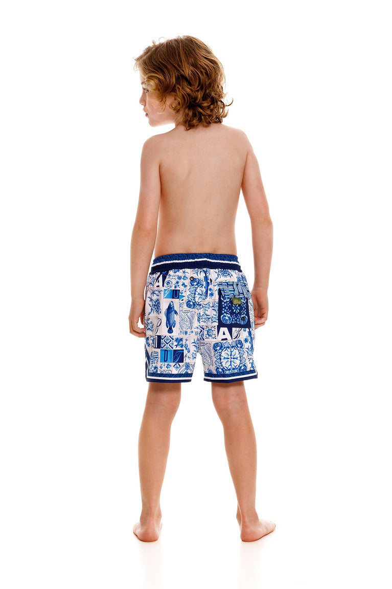 Hover Alternative image -  Azure-luke-kids-trunks-15397-3