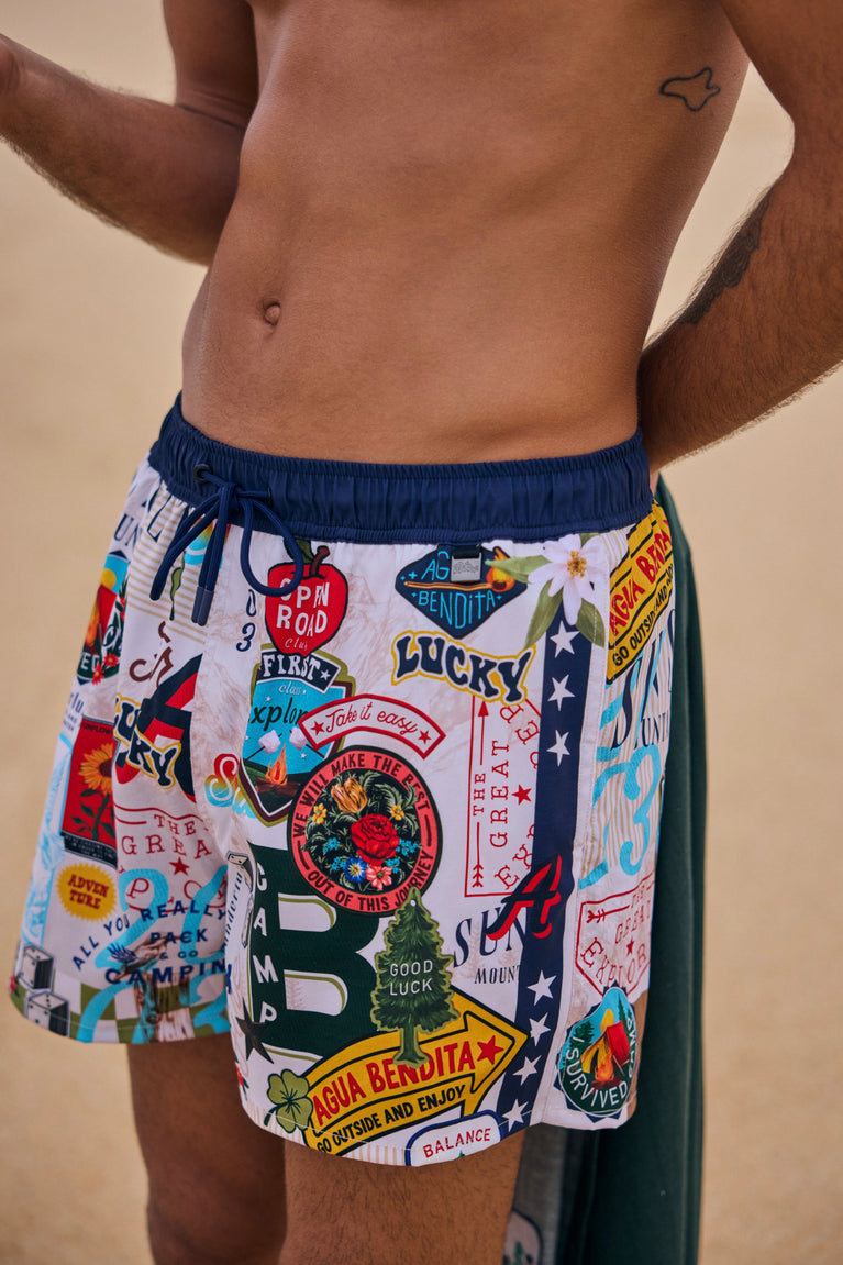 Hover Alternative image -  Bosco-Cassius-Mens-Swim-Trunks-18261