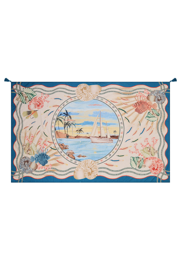 Marine Pareo Cover-up - 3