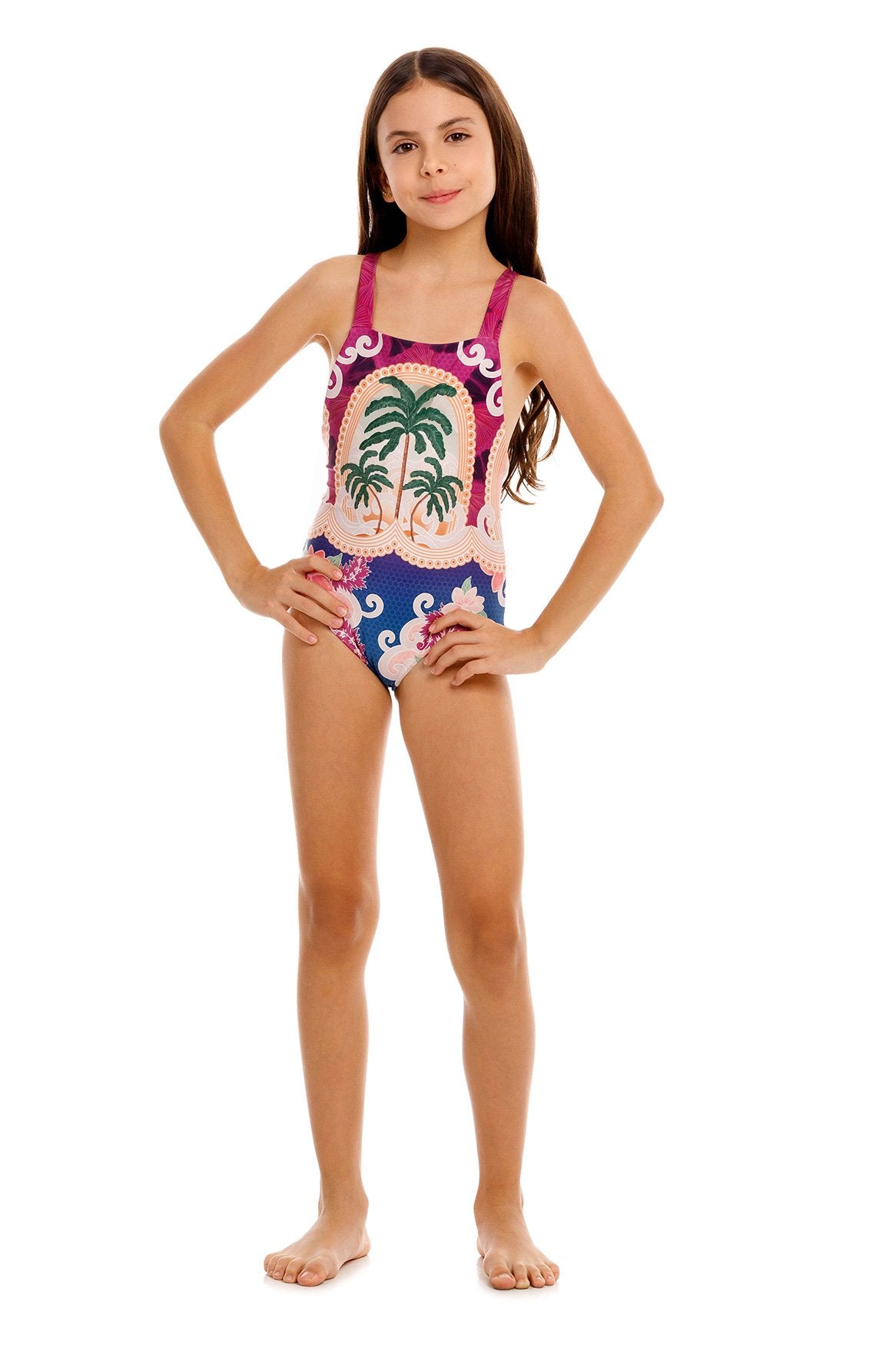 Thamar Honey Kids' One Piece Swimsuit | Agua Bendita | 20096