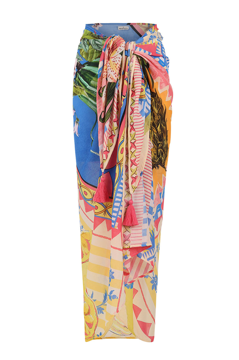 Marine Pareo Cover-up - 4